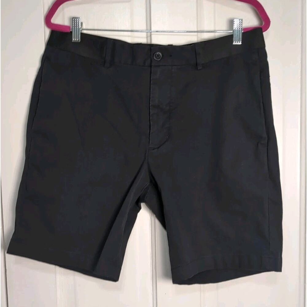 Vince Black Casual Shorts Chino Stretchy Waist Men's 36 Golf Fishing (962) - Picture 1 of 6